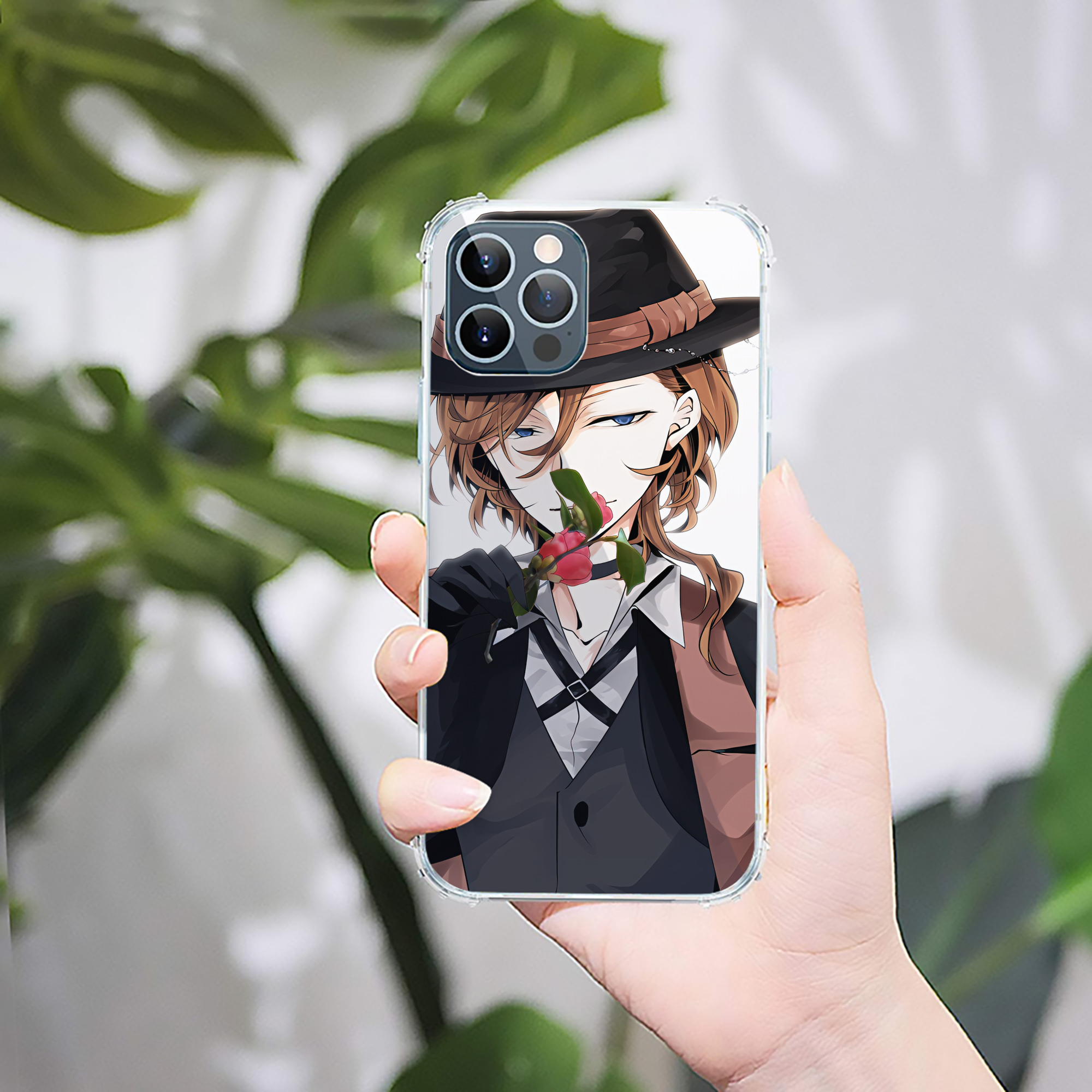 （画像用） 文豪ストレイドッグス Bungo Stray Dogs 【iPhone 12シリーズ対応】透明スマホケース（クリアソフトケース）